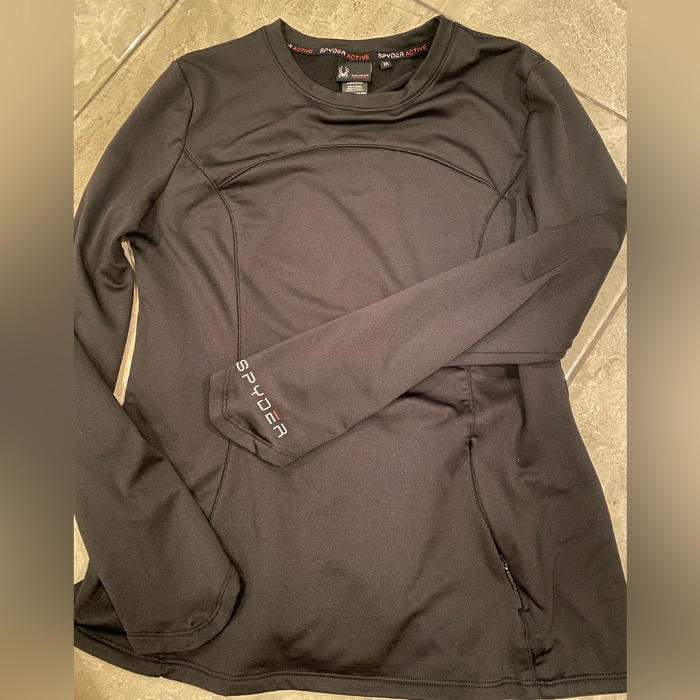 Spyder Active Black Performance Shirt